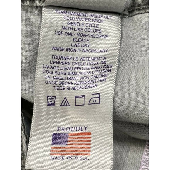 NYDJ  20W Skinny High Rise Stretch Gray Camouflage Ankle Pants Lift Tuck - Picture 10 of 11